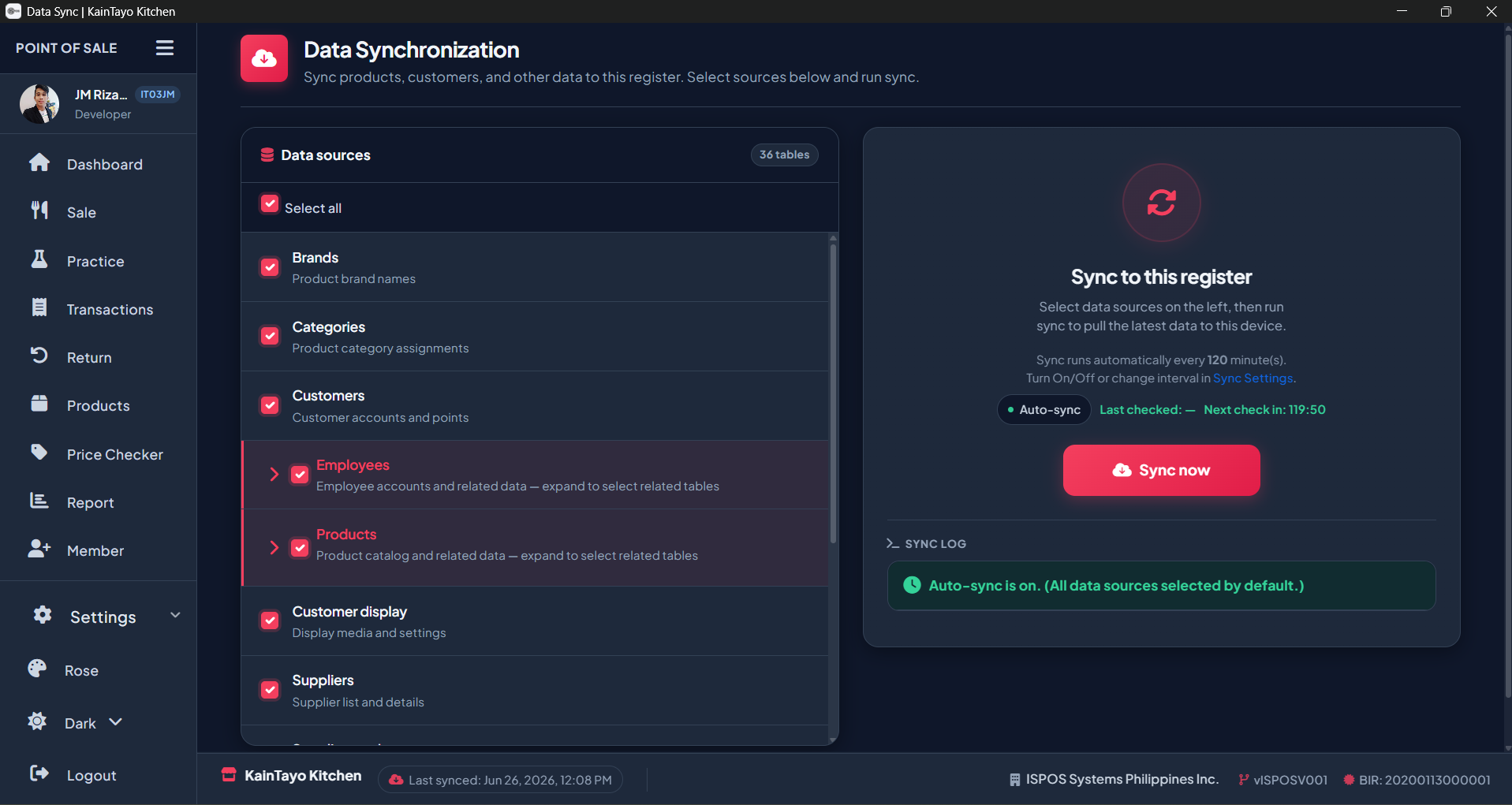 Reports Screen